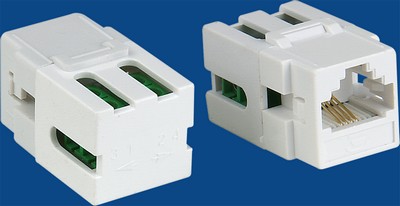  manufactured in China  TM-4301 Cat3 RJ-11 Connector Voice keystone jack  company
